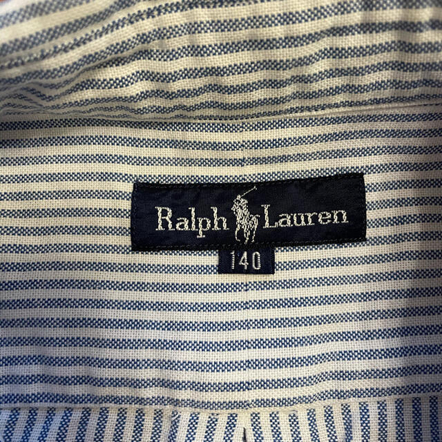 POLO RALPH LAUREN(ポロラルフローレン)のポロ ラルフローレン#ボタンダウンシャツ#ストライプ キッズ/ベビー/マタニティのキッズ服男の子用(90cm~)(ブラウス)の商品写真