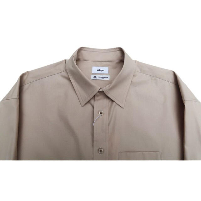 Allege. 21SS Standard Shirt (Beige) | www.watercolormarina-edu-pl