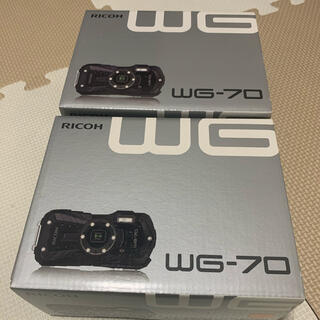 リコー(RICOH)のRICOH WG-70 カメラ2台(コンパクトデジタルカメラ)