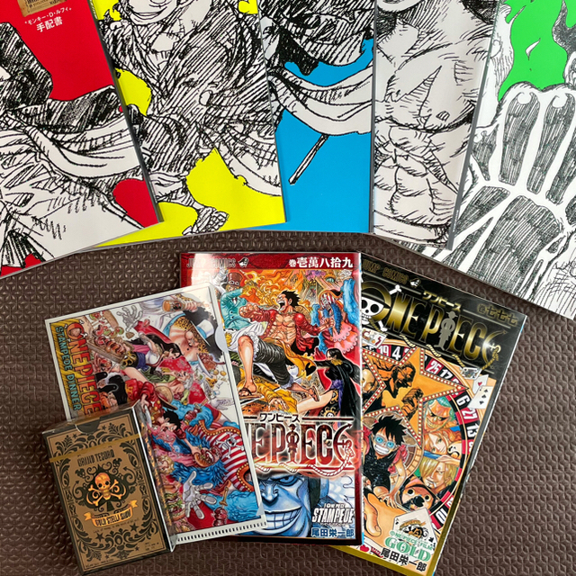 集英社(シュウエイシャ)の【付録未開封】ONEPIECE magazine Vol.1〜5&映画特典セット エンタメ/ホビーの本(アート/エンタメ)の商品写真