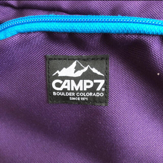 【新品】CAMP7  サコッシュ　パープル メンズのバッグ(ボディーバッグ)の商品写真