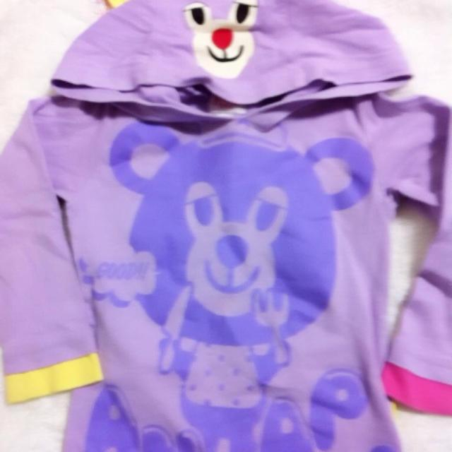 ANAP Kids(アナップキッズ)の♡くまさんロンT＆カーディガン♡ キッズ/ベビー/マタニティのキッズ服女の子用(90cm~)(その他)の商品写真