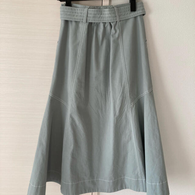 RANDA(ランダ)のランダ　RANDA ステッチデザインマーメイドスカート　グリーン　2020 SS レディースのスカート(ロングスカート)の商品写真