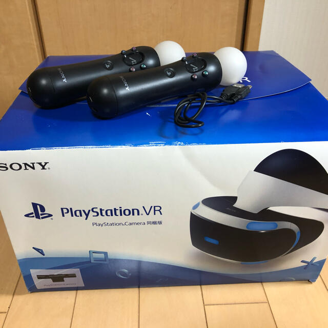 PS4ハード PS VR Camera同梱 move2本付きイヤホン欠品