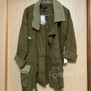 フォーエバートゥエンティーワン(FOREVER 21)のforever21ミリタリージャケット(テーラードジャケット)