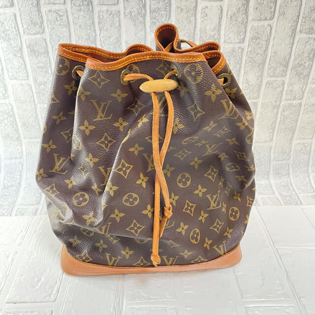 ルイヴィトン LOUIS VUITTON モノグラム ノエ巾着ショルダーバッグ 再