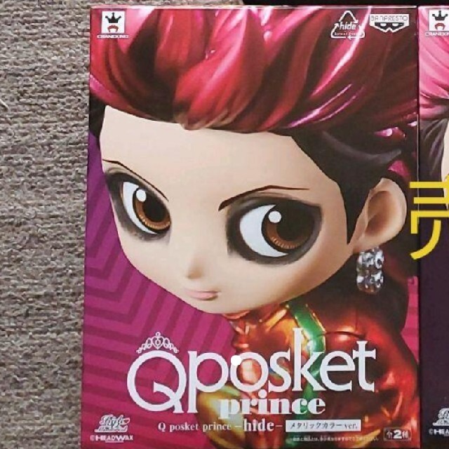 Qposket prince hide ヒデ フィギュア メタリックカラー 初期