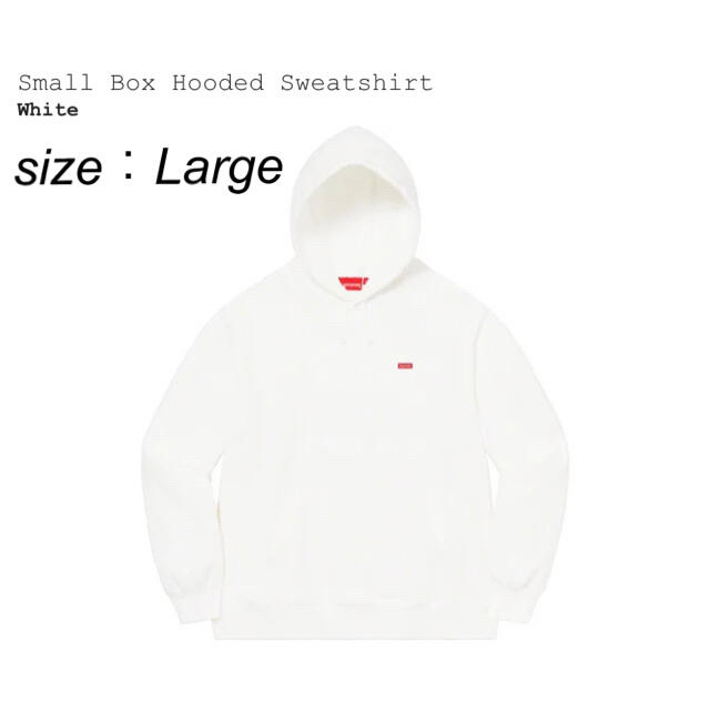 WhiteサイズSupreme 21ss Small Box Hooded Sweatshirt