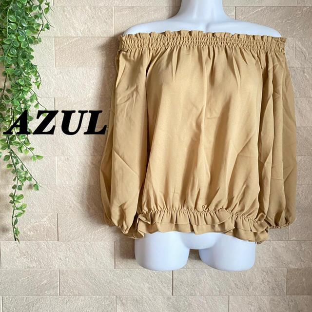 AZUL by moussy(アズールバイマウジー)の SALE！大特価！AZUL【新品】オフショルダー　ブラウス トップス レディースのトップス(シャツ/ブラウス(長袖/七分))の商品写真