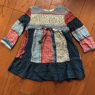 ザラキッズ(ZARA KIDS)のZARA ベイビーガール　ワンピース　花柄(ワンピース)