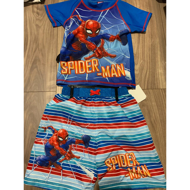 スパイダーマン水着 キッズ/ベビー/マタニティのキッズ服男の子用(90cm~)(水着)の商品写真