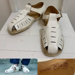 ヨーロッパヴィンテージ デッドストック チェコ軍 90s グルカサンダル WHT