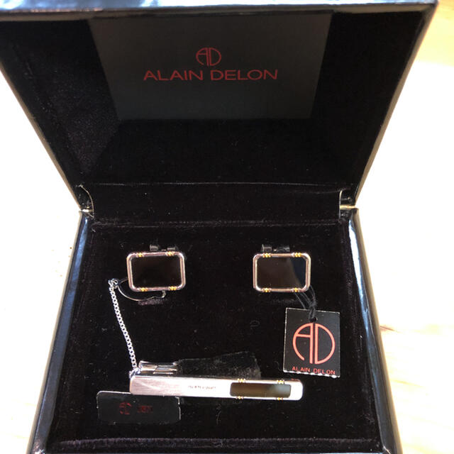 Alain Delon(アランドロン)のALAIN DELON カフス&ネクタイピン 日本製 メンズのファッション小物(ネクタイピン)の商品写真