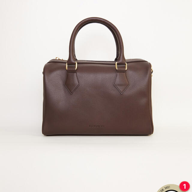 randeboo boston bag (dark brown)