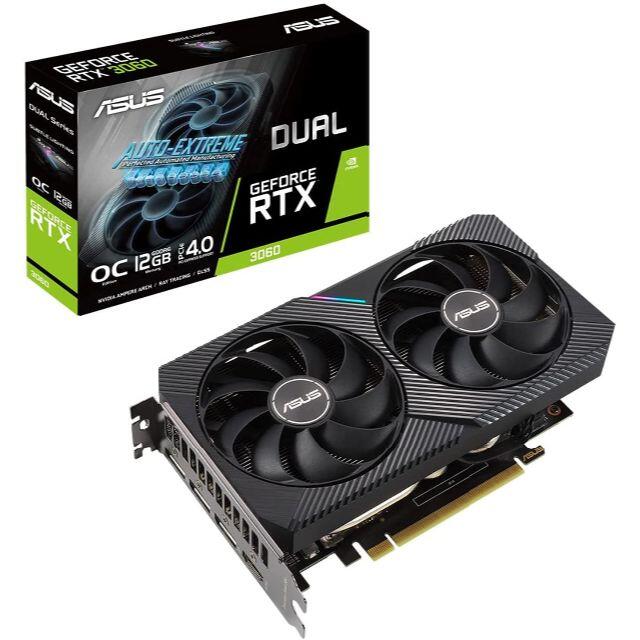 新品送料込 ASUS DUAL-RTX3060-O12G 12GBGDDR612GB搭載ポート