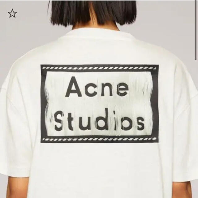 AcneStudious オーバーサイズバックロゴ　Tシャツ ロゴT