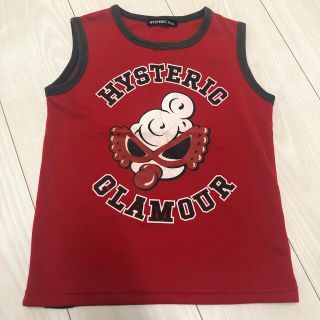 ヒステリックミニ(HYSTERIC MINI)の値下げ🤎ローリングタンクトップ130(Tシャツ/カットソー)