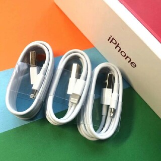 ライトニングケーブル iPhone充電器3本  充電ケーブル 送料無料(その他)