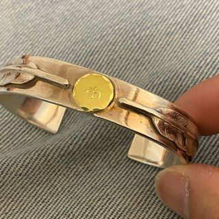 ゴローズ goros ダブルフェザーブレス バングル キムタク 私物 全金 先金