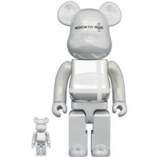 メディコムトイ(MEDICOM TOY)のBE@RBRICK MEDICOM TOY PLUS WHITE CHROME (その他)