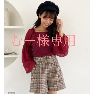 マジェスティックレゴン(MAJESTIC LEGON)の【専用】♡レトロショートパンツ(ショートパンツ)