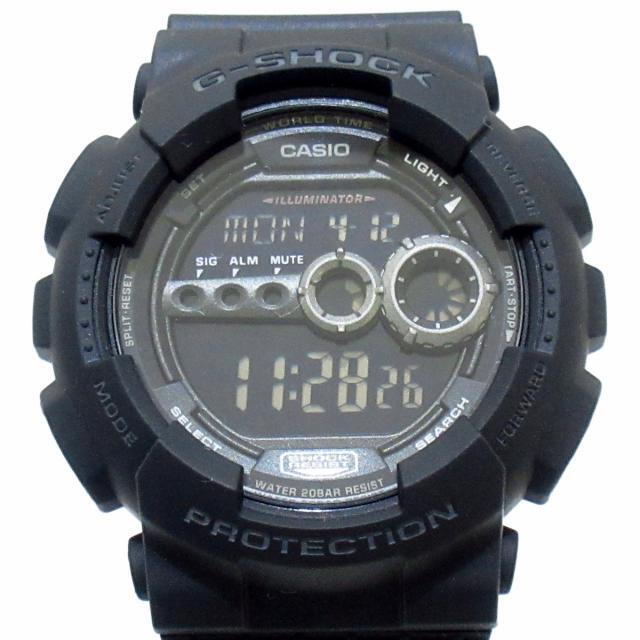 カシオ美品  G-SHOCK GD-100 メンズ 黒