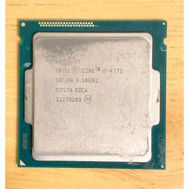 INTEL Core i7-4771 Haswell LGA1150 動作確認済 スマホ/家電/カメラのPC/タブレット(PCパーツ)の商品写真