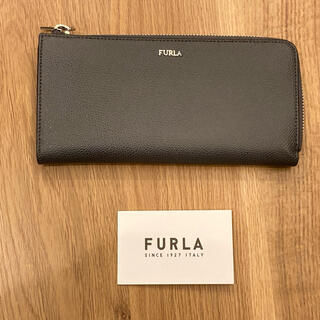 フルラ(Furla)のFURLA メンズ財布 ラウンドファスナー ダークグレー(長財布)
