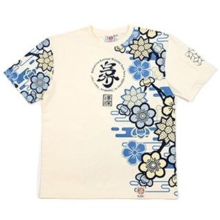 テッドマン(TEDMAN)の爆裂爛漫娘/花柄/Tｼｬﾂ/ﾎﾜｲﾄ/rmt-312/ｴﾌ商会/ﾃｯﾄﾞﾏﾝ(Tシャツ/カットソー(半袖/袖なし))