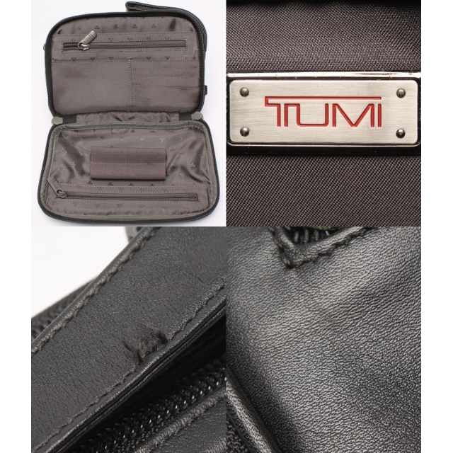 TUMI(トゥミ)のトゥミ TUMI レザーセカンドバッグ クラッチバッグ メンズ メンズのバッグ(セカンドバッグ/クラッチバッグ)の商品写真