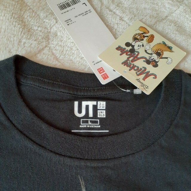 UNIQLO(ユニクロ)のミッキーアロハ ユニクロ Tシャツ Lサイズ メンズのトップス(シャツ)の商品写真
