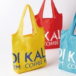 カルディ(KALDI)の【新品未使用】KALDI　カルディ　オリジナルエコバッグ　イエロー(エコバッグ)