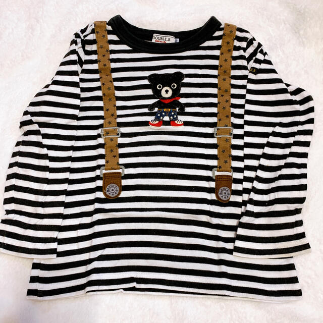 DOUBLE.B(ダブルビー)のDOUBLE.B 100cm 長袖Tシャツ カットソー ロンT キッズ/ベビー/マタニティのキッズ服男の子用(90cm~)(Tシャツ/カットソー)の商品写真