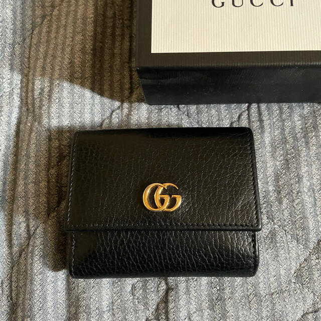 輝い Gucci - GUCCI GGマーモント財布 財布