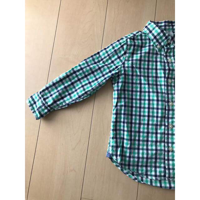 babyGAP(ベビーギャップ)のGAP チェックシャツ　 キッズ/ベビー/マタニティのキッズ服男の子用(90cm~)(ブラウス)の商品写真