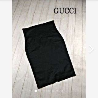 グッチ(Gucci)のGUCCI ハイウエスト タイト スカート(ひざ丈スカート)