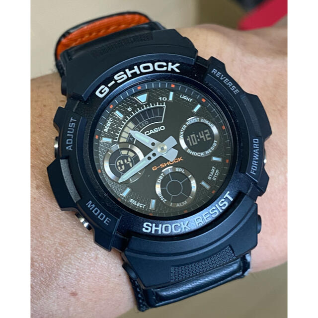 G-SHOCK/AW-591/デジアナ/限定/ミリタリー/黒/ミルスペック/箱付