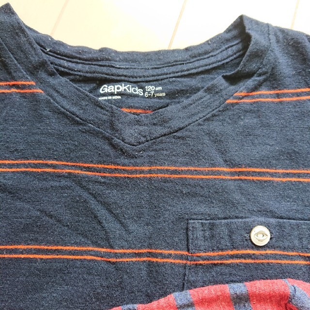 GAP(ギャップ)のTシャツセット120センチ キッズ/ベビー/マタニティのキッズ服男の子用(90cm~)(Tシャツ/カットソー)の商品写真