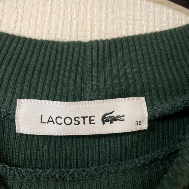 LACOSTE(ラコステ)のラコステ　ハイネックリブニット レディースのトップス(ニット/セーター)の商品写真