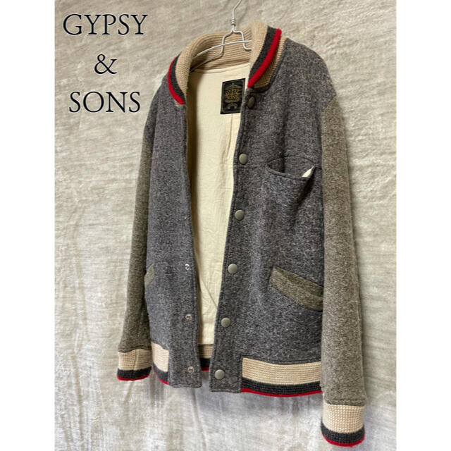 GYPSY＆SONS/ジプシーアンドサンズ ウールスタジャン サイズM 美品