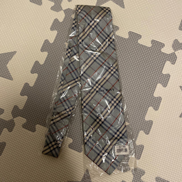 新品】BURBERRY バーバリー ネクタイ ノバチェック ブルー メンズ