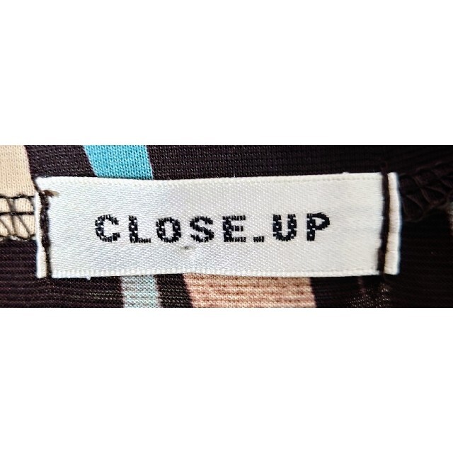 CLOSE-UP(クローズアップ)のCLOSE.UP レディース　トップス　ワンピース レディースのワンピース(ロングワンピース/マキシワンピース)の商品写真