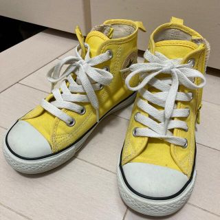 コンバース(CONVERSE)のコンバース　18センチ　イエロー(スニーカー)