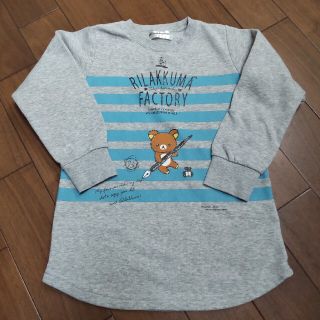 サンエックス(サンエックス)のリラックマ 裏起毛 スウェット チュニック(Tシャツ/カットソー)