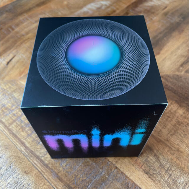 Apple(アップル)のHomePod mini ブラック スマホ/家電/カメラのオーディオ機器(スピーカー)の商品写真