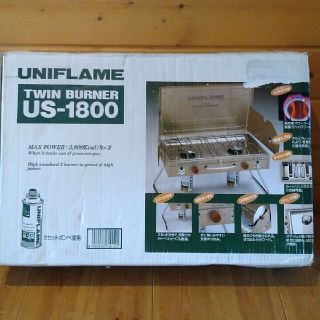 ユニフレーム(UNIFLAME)の《あおぞら様専用》ツインバーナーUS-1800(ストーブ/コンロ)