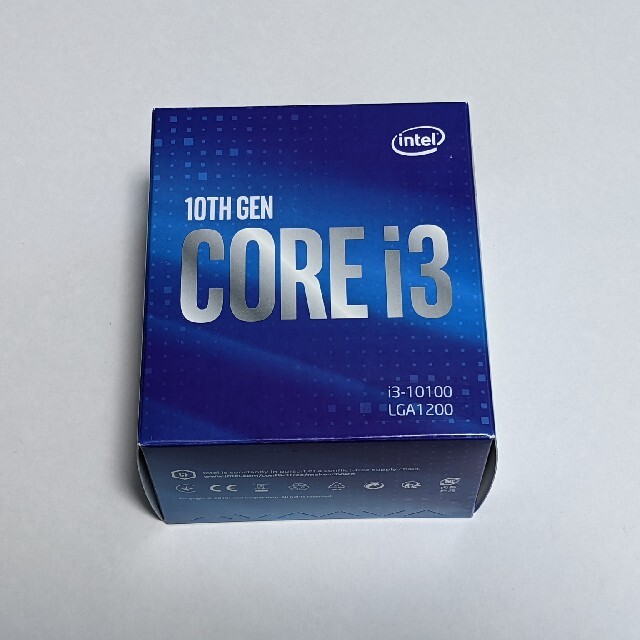 intel CPU Core i3-10100 品