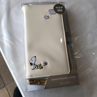 アフタヌーンティー(AfternoonTea)のiPhoneケース　アフタヌーンティー  新品　スヌーピー　手帳型　マルチ対応(iPhoneケース)