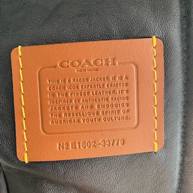 COACH(コーチ)の革ジャン メンズのジャケット/アウター(レザージャケット)の商品写真