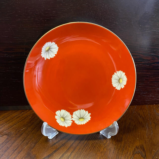 tantanuki様専用 オールドノリタケ 朱色 赤菊紋 小皿15cm 3枚 レビュー高評価 オールドノリタケ プレート 赤菊 5枚 コレクション 食器